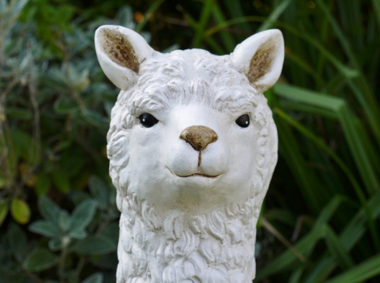 White LLama Garden Decoration Outdoor Unique Lawn Sculpture | Etsy