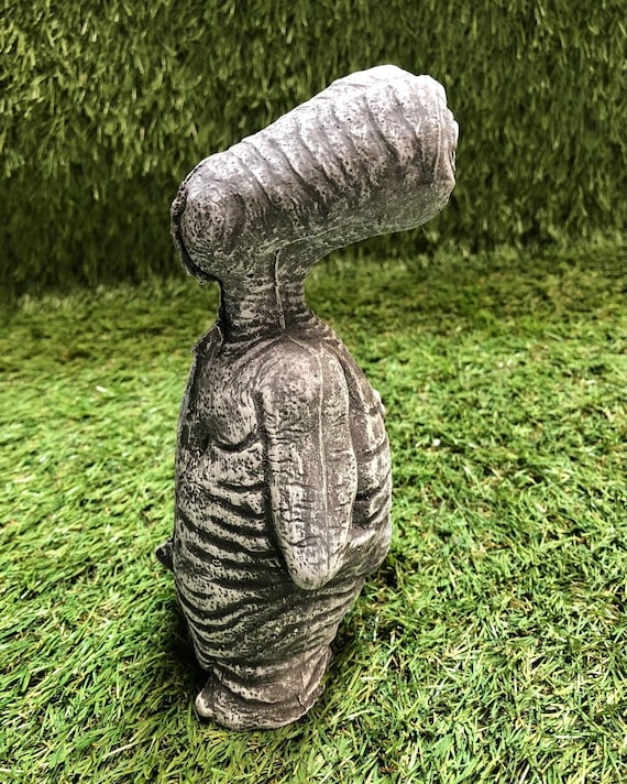 Concrete E.T Small Garden Lawn Ornament Frost Protected Etsy UK