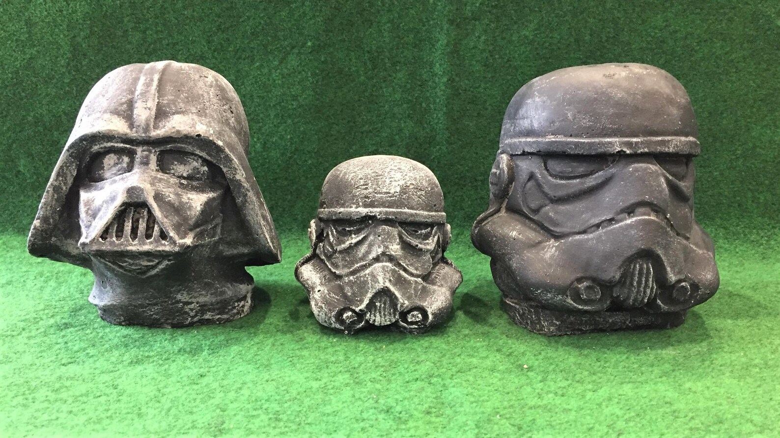 Large Concrete Stormtrooper Star Wars Theme Garden Ornament | Etsy