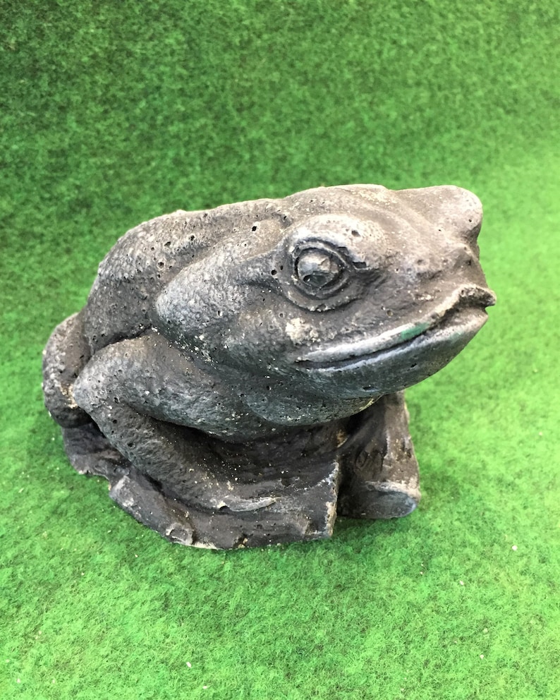 Hormigón grande rana / sapo ornamento jardín al aire libre | Etsy