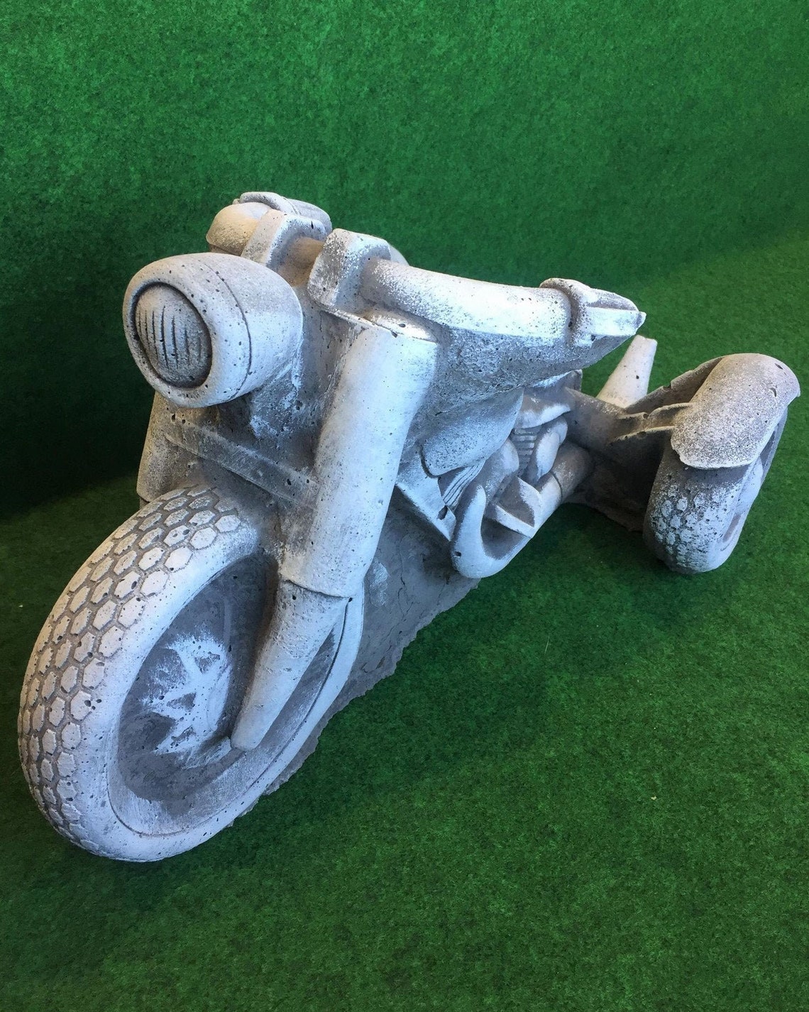 Concrete Trike Motorcycle Bike Garden Sculpture Lawn Ornament | Etsy