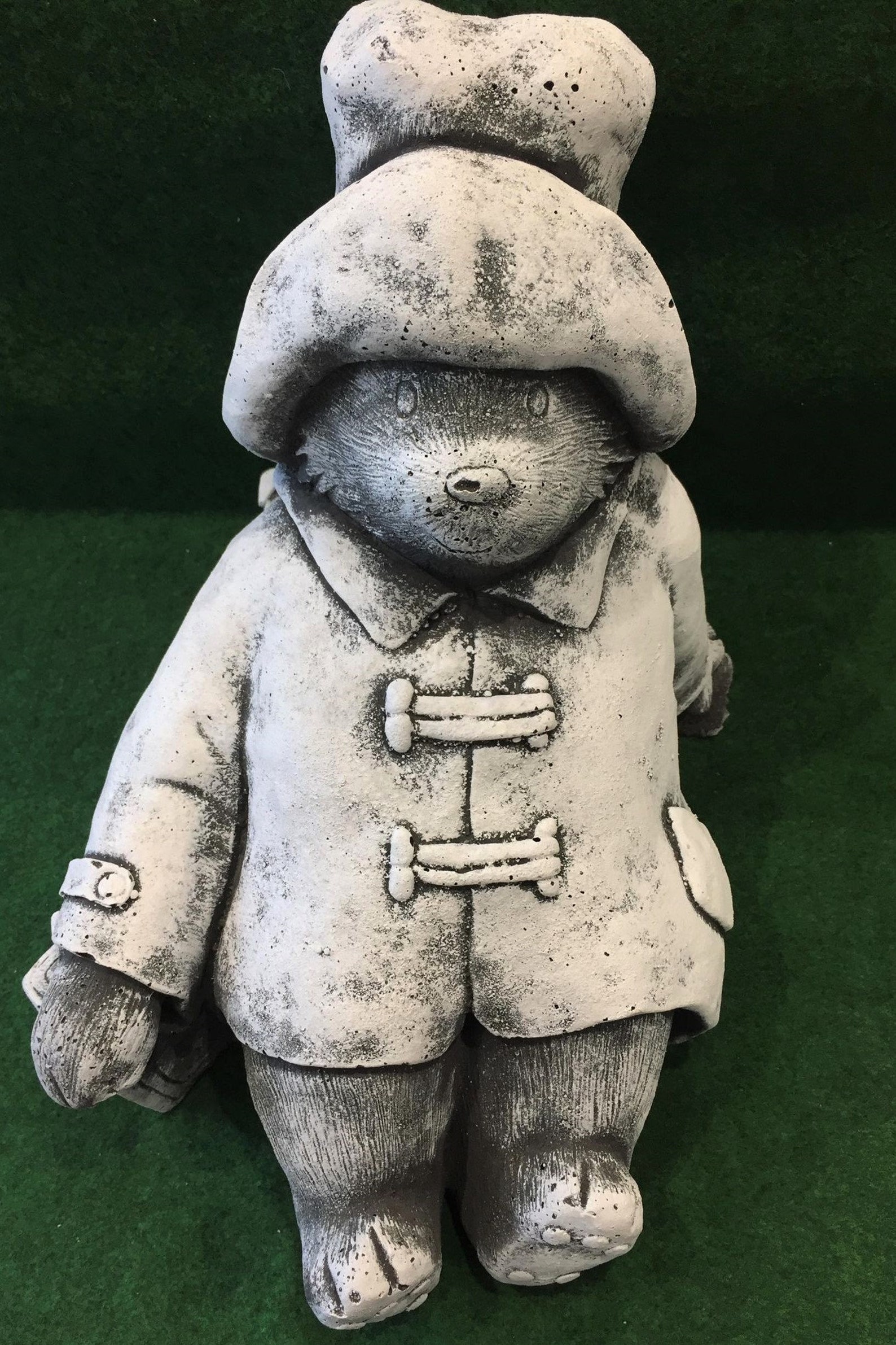 Large Paddington Bear Concrete Garden Sculpture Lawn Ornament Etsy