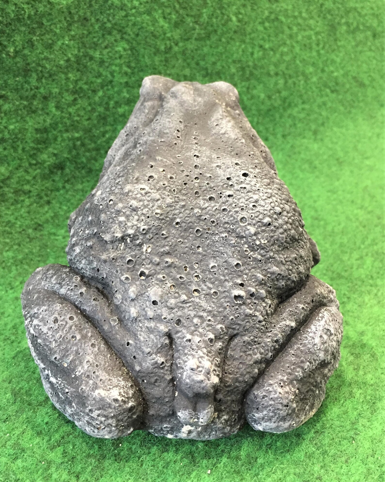 Concrete Frog / Toad Ornament Pond Garden Outdoor Figure Stone Etsy