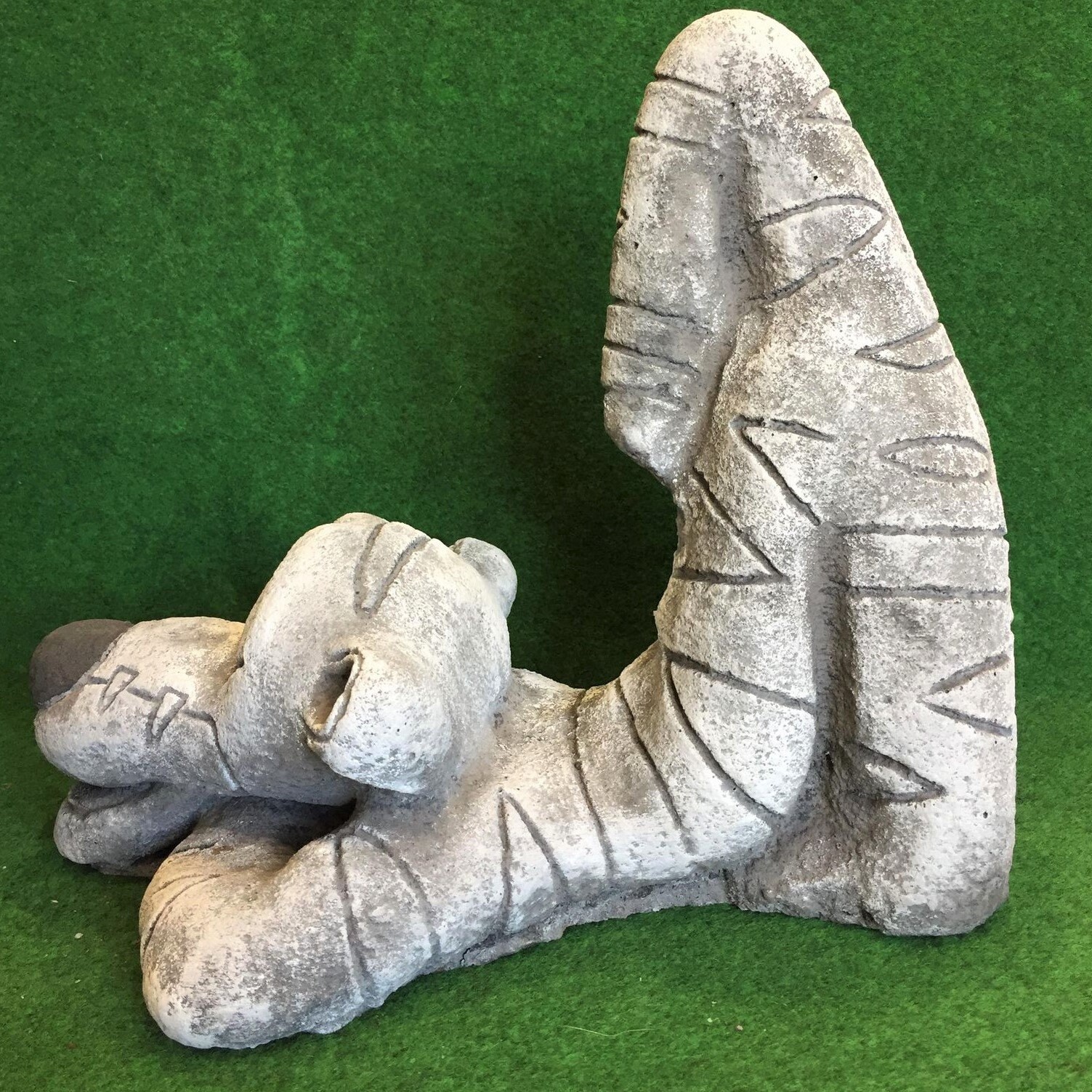 Large Concrete Tigger Garden Ornament Lawn Sculpture Garden Etsy UK