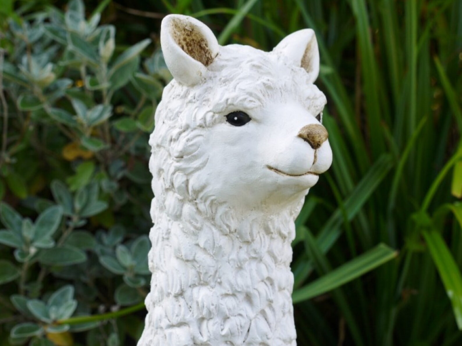 llama garden statue
