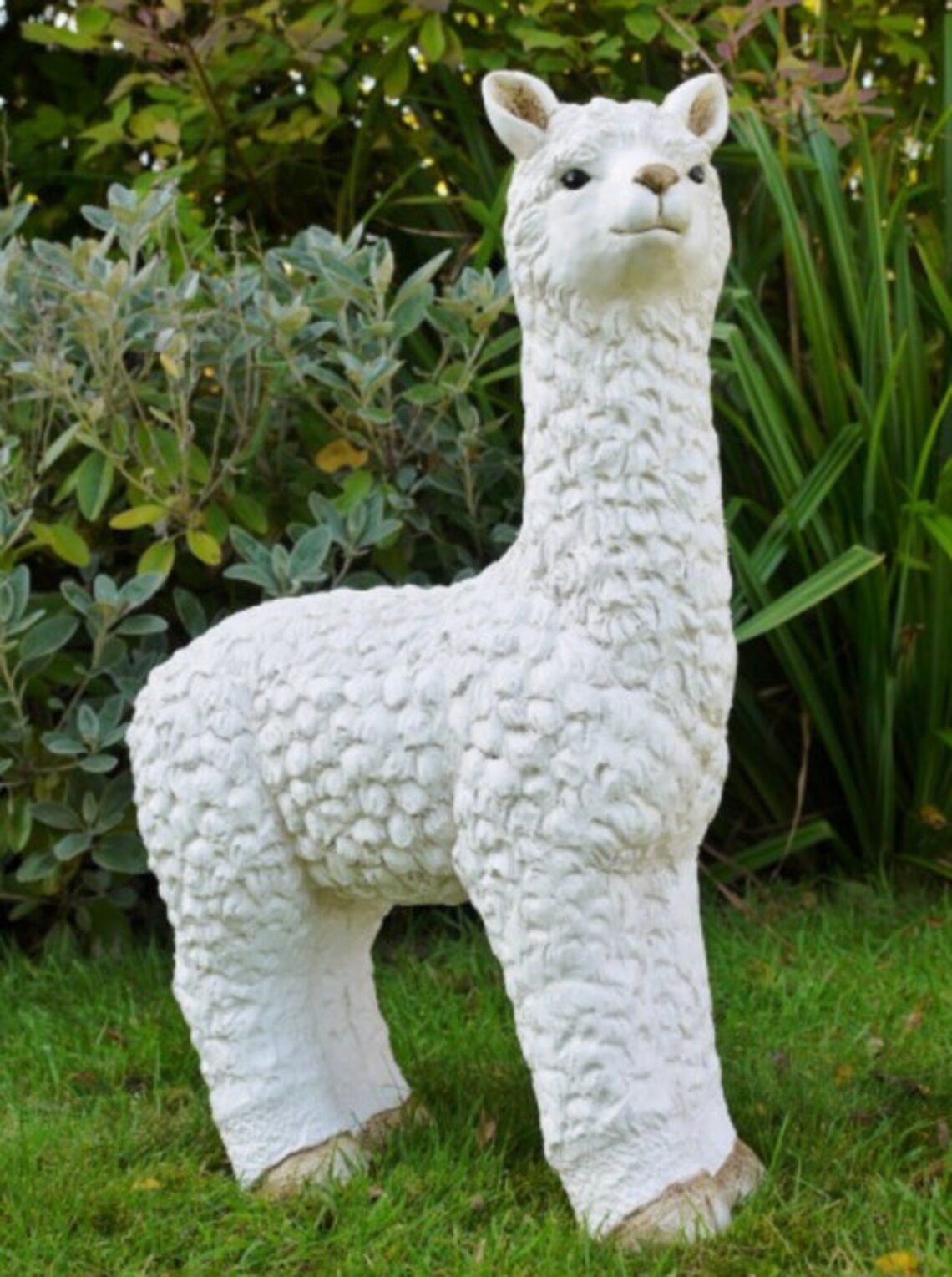 llama garden statue