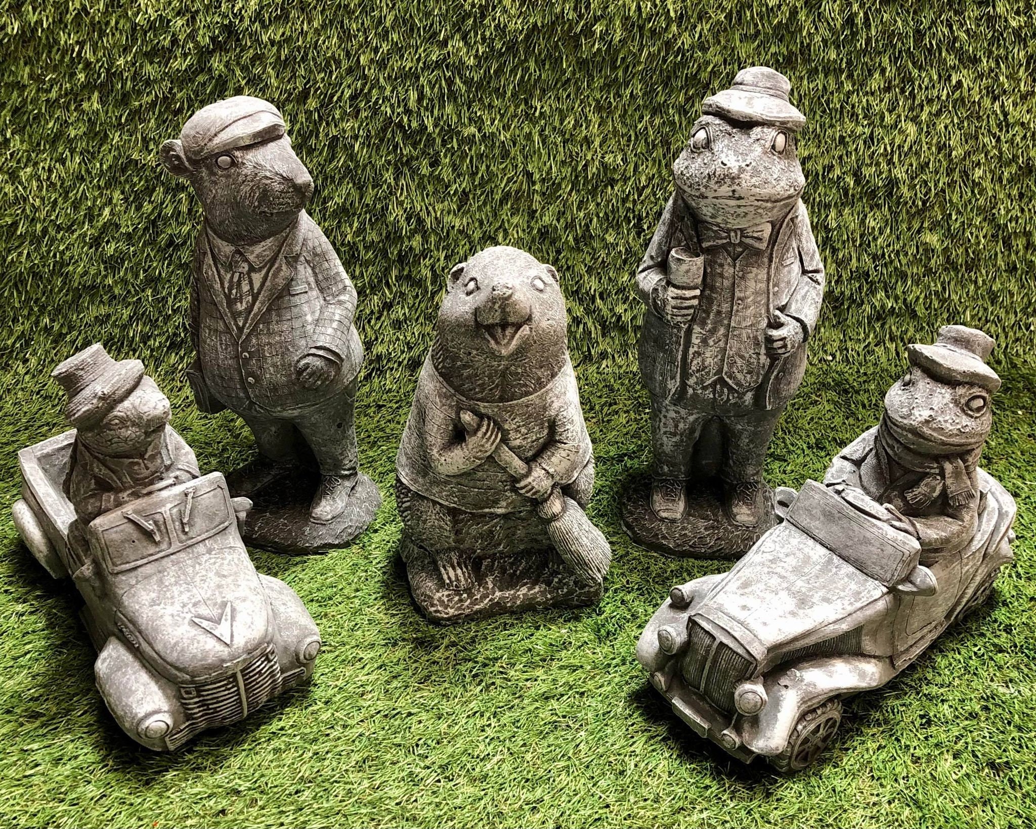 Concrete Mr Ratty Wind in the Willows Garden Sculpture Lawn Ornament ...