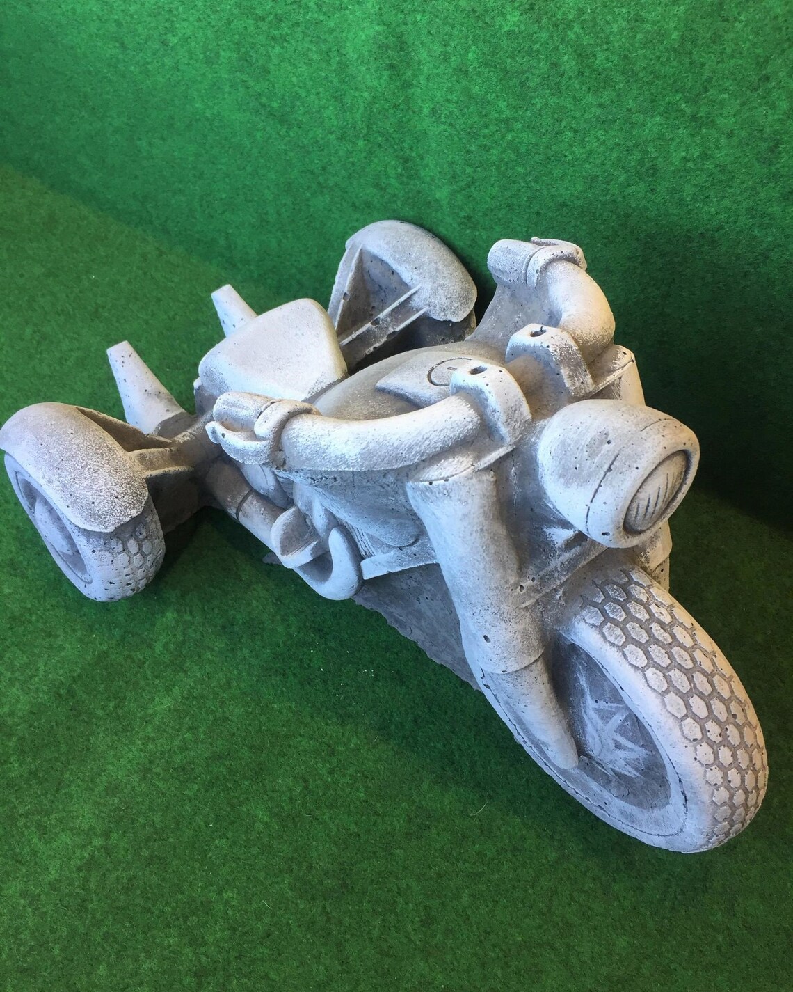 Concrete Trike Motorcycle Bike Garden Sculpture Lawn Ornament | Etsy