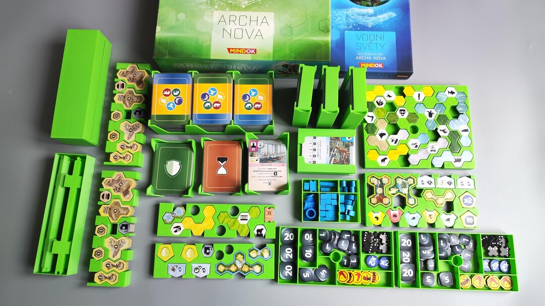 Insert POLANDGAMES ERA89348 – Rangement Pour Ark Nova Et Son Extension Marine Worlds