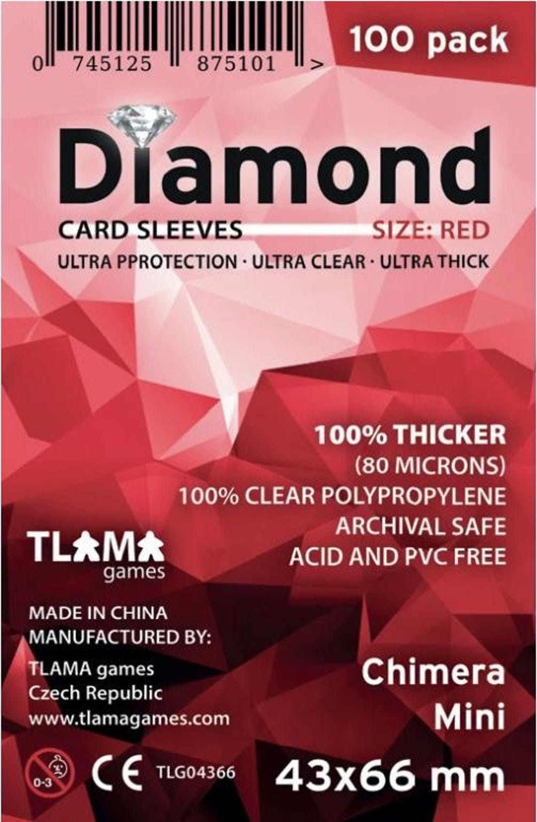 mini chimera card sleeves Chimera" Game (43x65mm) 110 Pack, 60 Micron, SKS-88  sleevekings This 4365 mm format fits popular titles like Twilight Imperium 4th Edition "Chimera" Standard USA Card Sleeves
