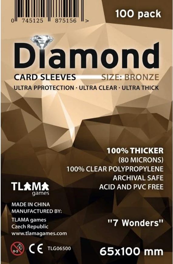 65 x 100 card sleeves Amazon.com: Magnum 65mm 7 Wonders Copper Sleeve : Toys & Games