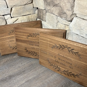 Custom Engraved Black Walnut Plaque | Personalized Gift or Awards