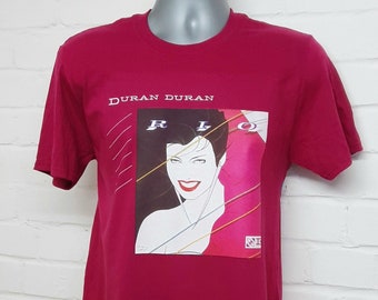 Duran Duran  Band Logo Adult T Shirt New Wave Pop Music 
