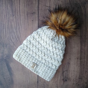 Solitude Beanie Knit Pattern | Adult Pom Hat (PDF Download)