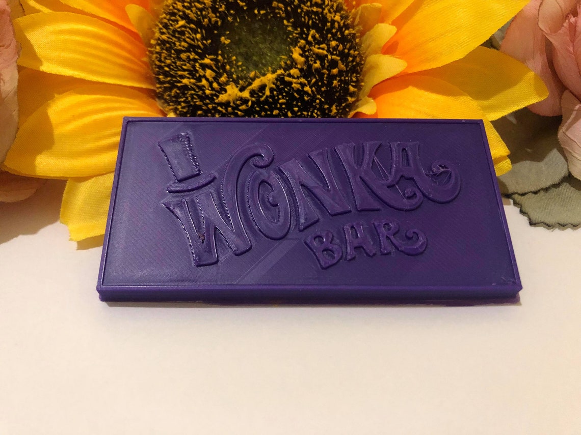 Wonka Bar Soap Mould Wax Mould Plastic Mould Chocolate Etsy