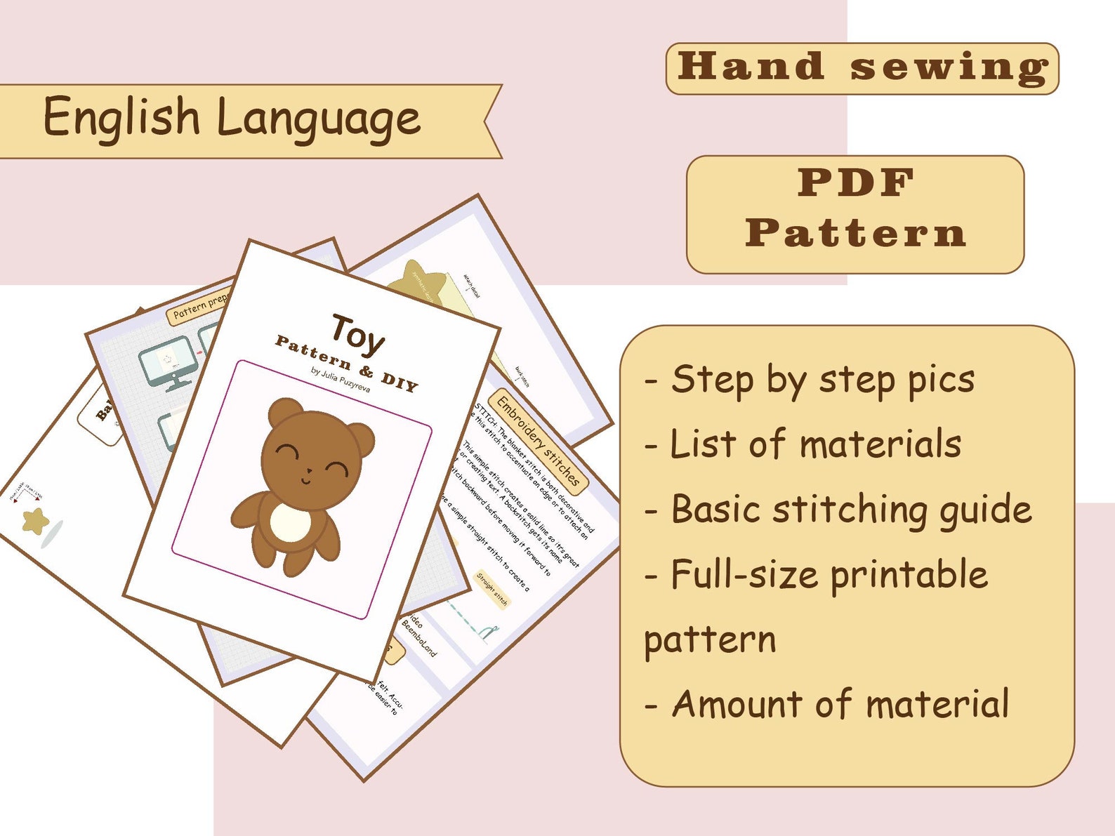 Star Wars Baby Yoda Sewing Pattern Felt Plushie Toy PDF SVG Etsy