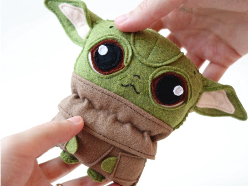 Star Wars Baby Yoda Sewing Pattern Felt Plushie Toy PDF SVG Etsy