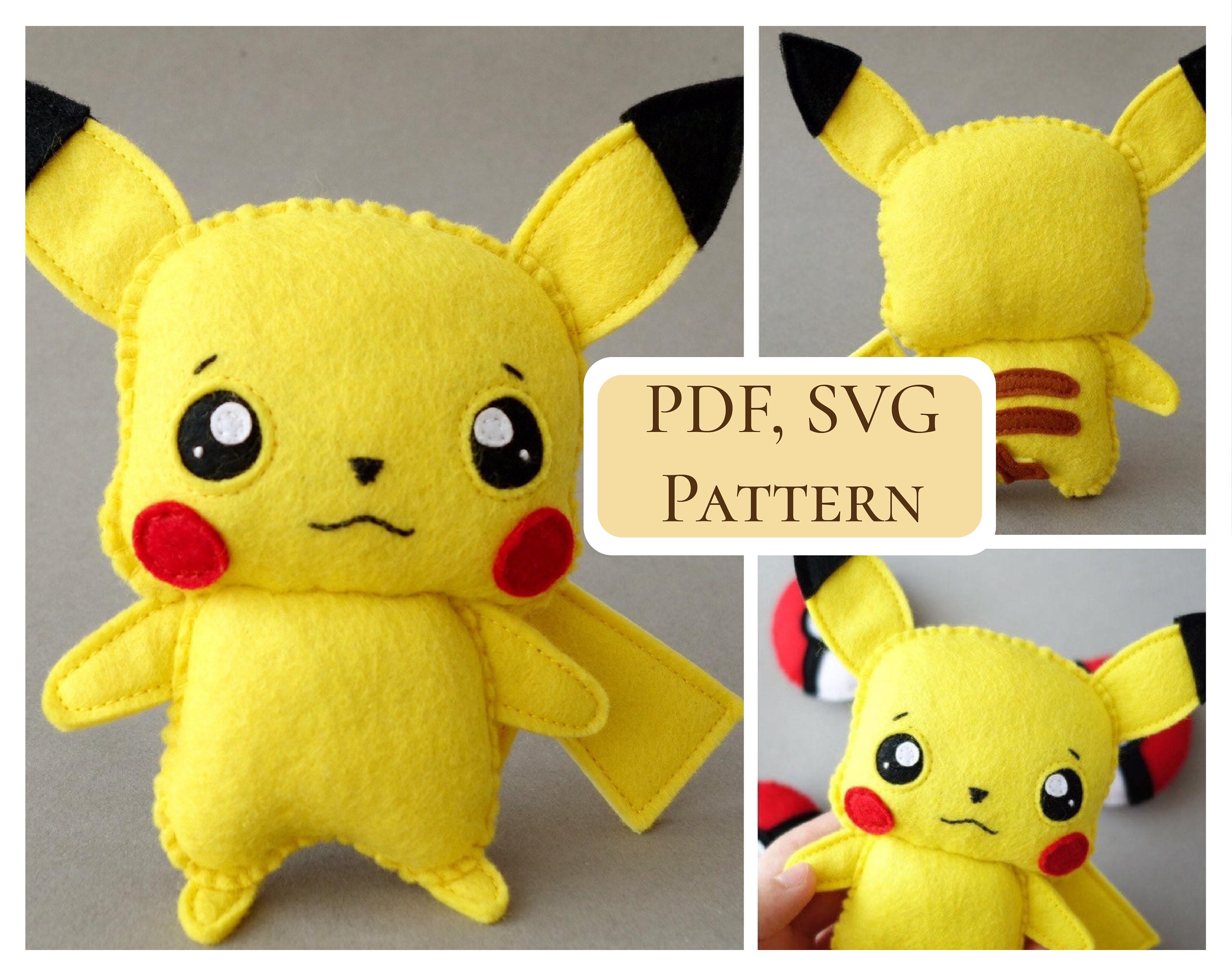 PDF Stitch Doll Pattern / Felt Easy Sewing Pattern / Lilo and