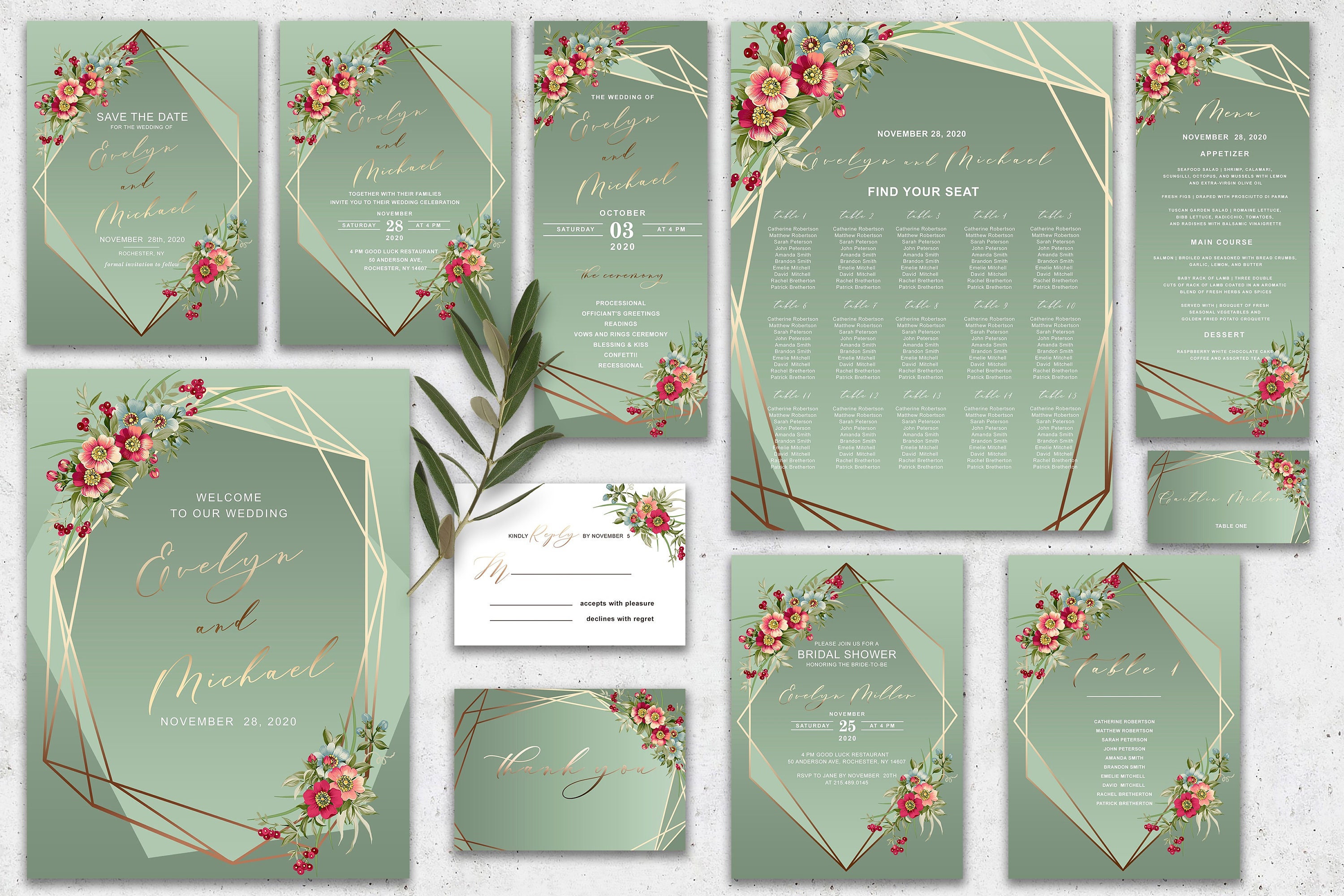 mint-green-invitation-template-wildflowers-wedding-etsy