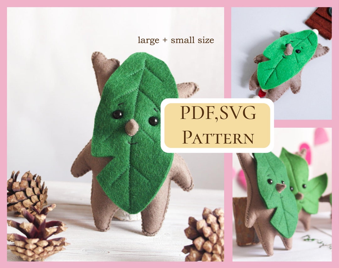 PDF Korok Irch Doll Pattern / Korok Felt Easy Sewing Pattern / Etsy