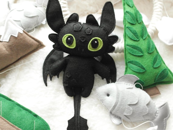 Homemade Toothless Plush PDF Toothless Doll Pattern Black