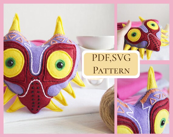 PDF Majora's Mask Doll Pattern / Mask Felt Easy Sewing - Etsy