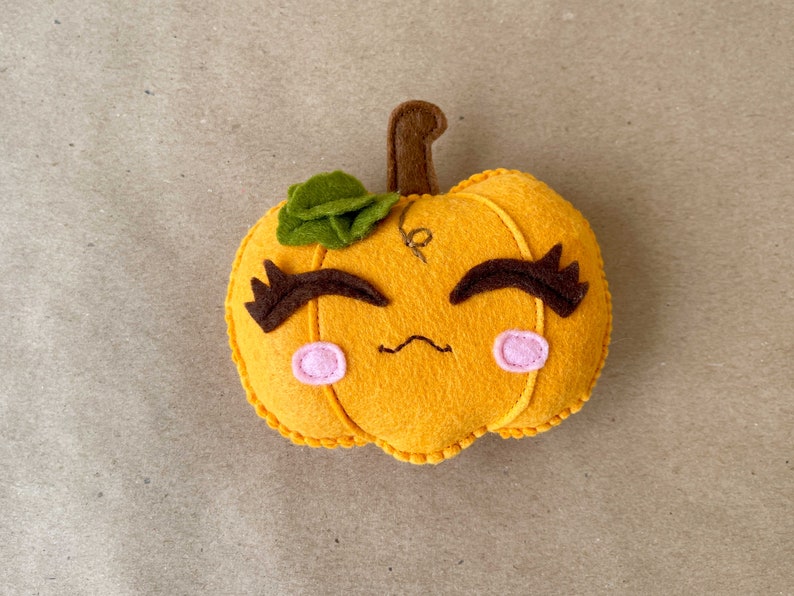 PDF Pumpkin Felt Sewing Pattern / Halloween Soft Toy Pattern - Etsy