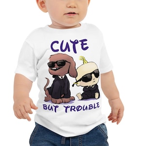 Cute Baby Tee Cartoon Characters for baby shower, new parents gift, new mom gift basket