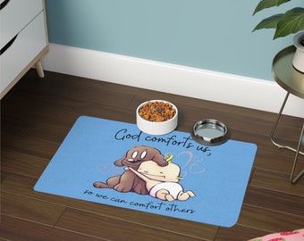 Dog Gone Messy Eater? Dog Eat Doug Sophie the Superpup Pet Food Mat (Officially Licensed)