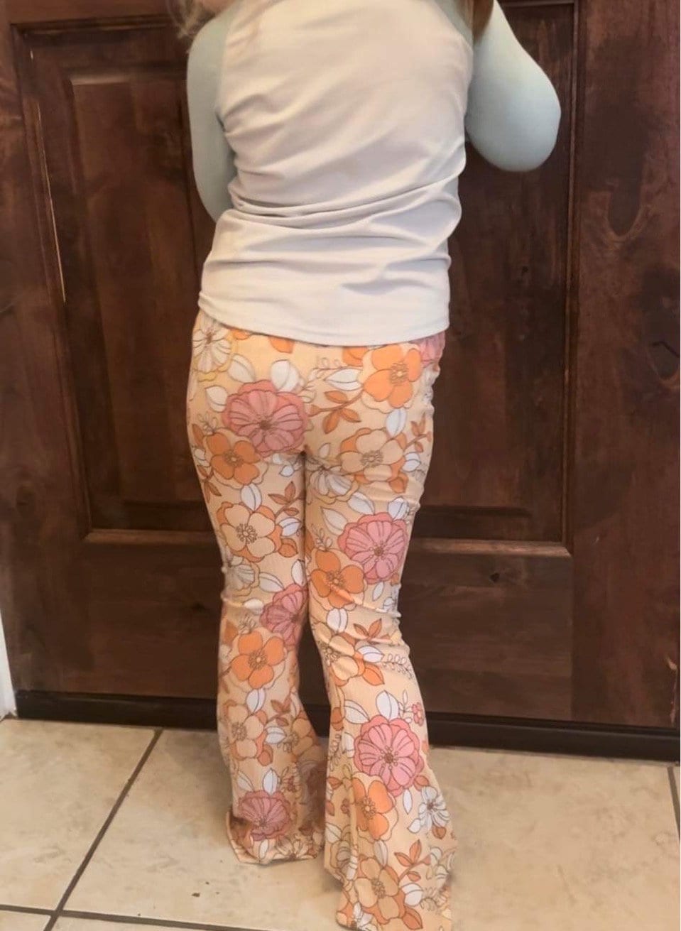 Floral Flare Pants 