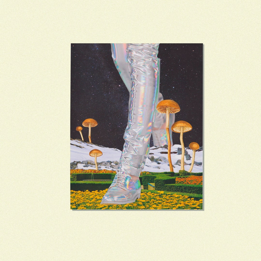 MAILED Art Print | Hand-cut Surreal Collage | Vintage Retro Surrealism ...