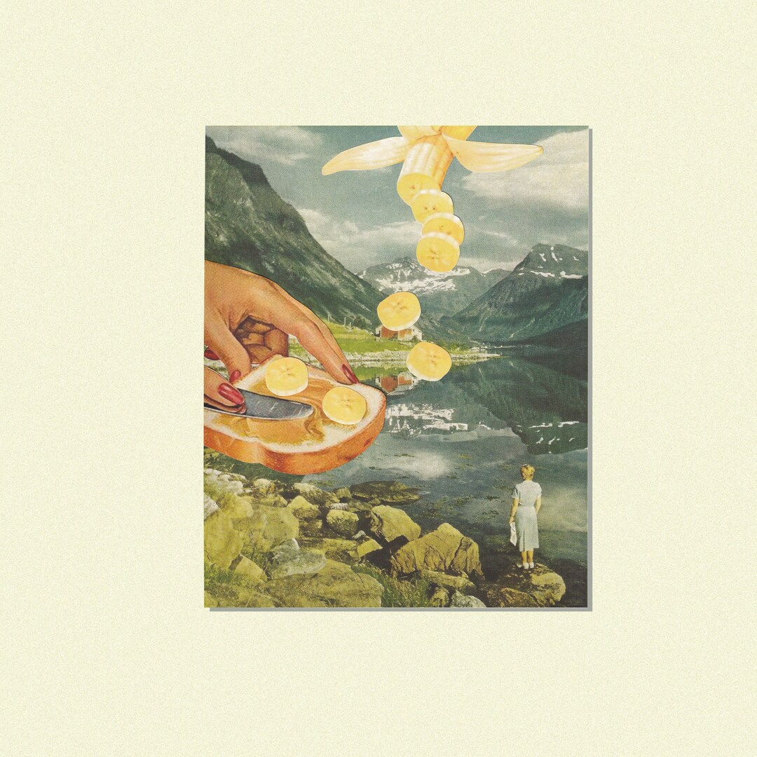 MAILED Art Print | Hand-cut Surreal Collage | Vintage Retro Surrealism ...