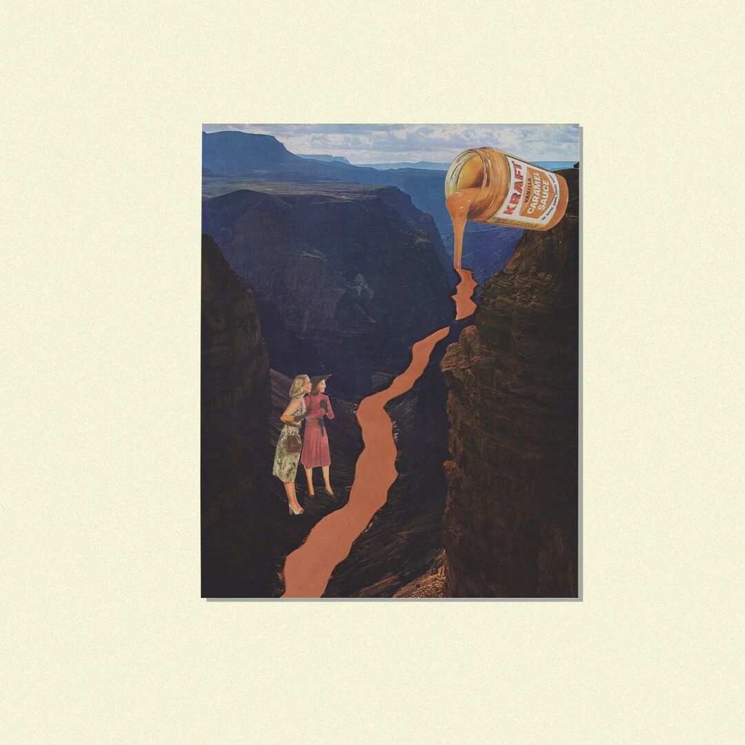 MAILED Art Print | Hand-cut Surreal Collage | Vintage Retro Surrealism ...