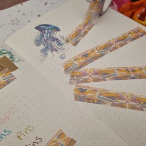 Galaxy Sea Gold Foil Washi Tape