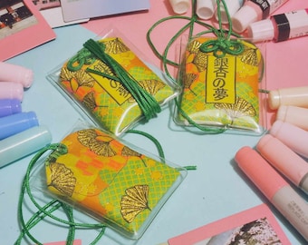 Ginkgo Dreams Japanese Good Luck Omamori Charm