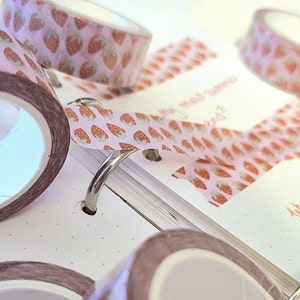 Strawberry Print Washi Tape