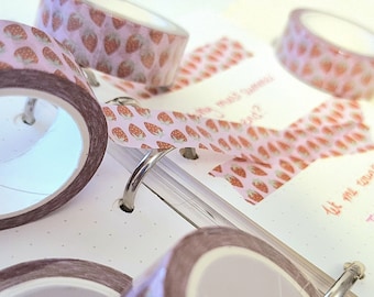 Strawberry Print Washi Tape
