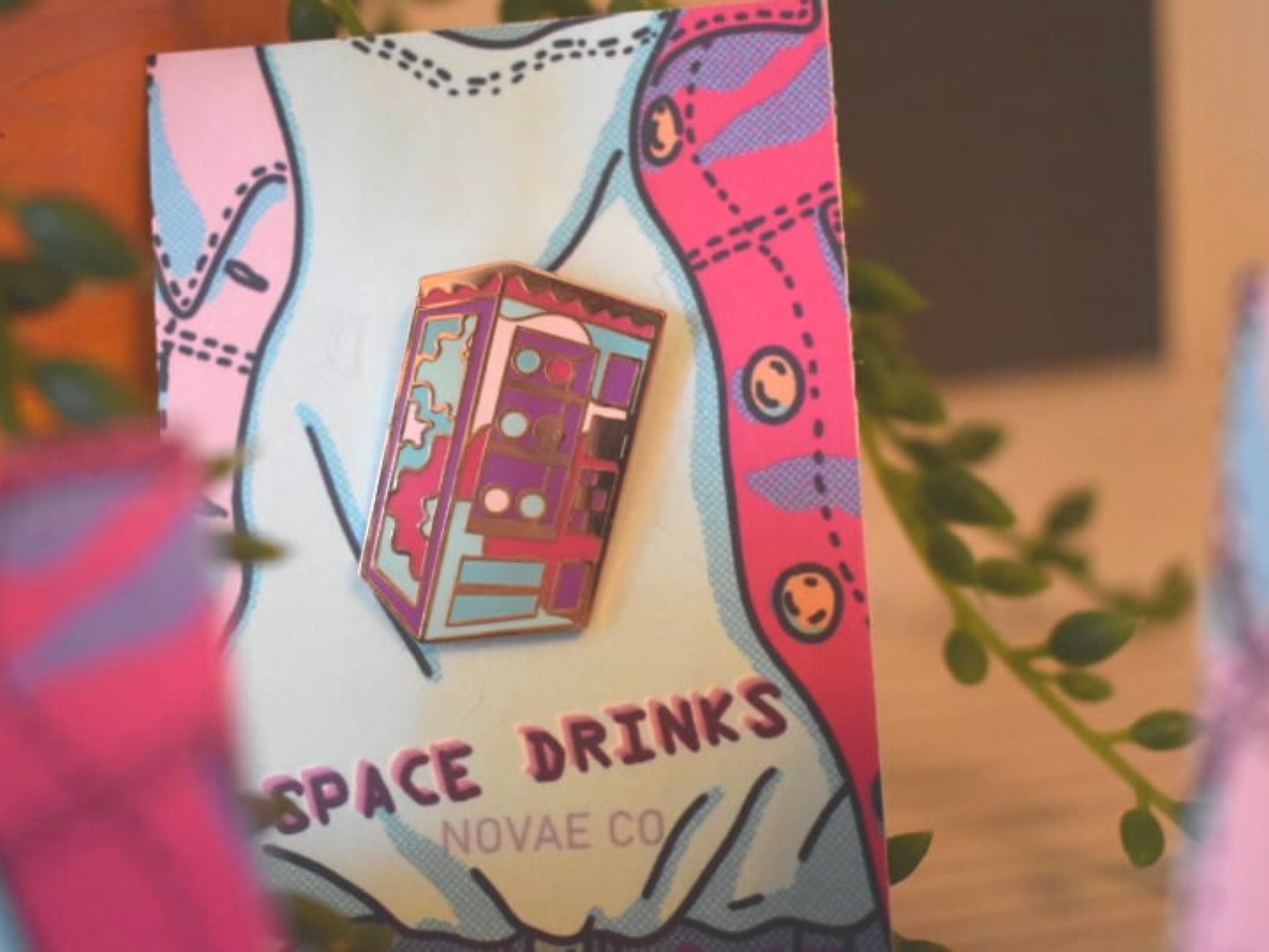 Space Vending Machine Hard Enamel Pin Etsy UK