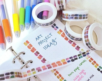 Paint Swatch Rainbow Washi Tape