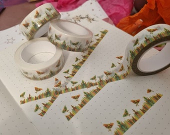 Forest Moth Washi Tape
