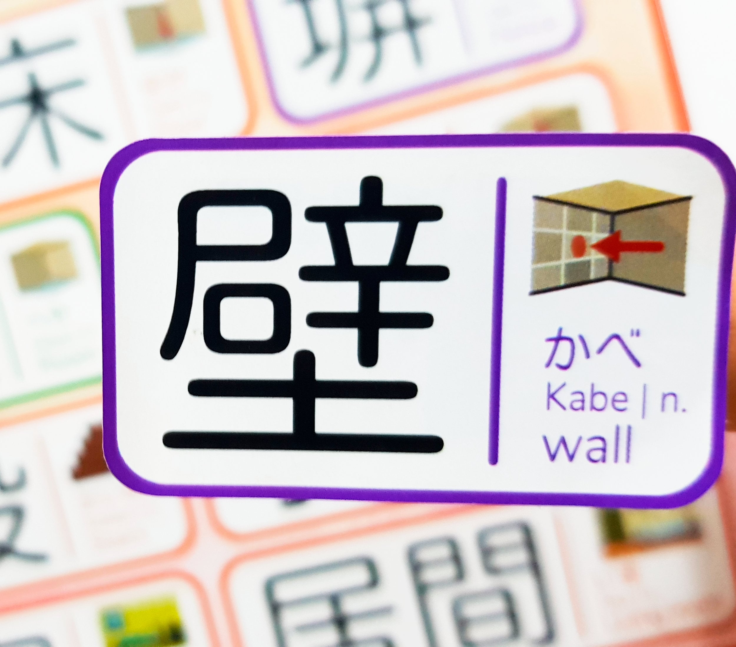 Kanji Memorization Sticker Sheet 12 "house and Rooms" - Etsy