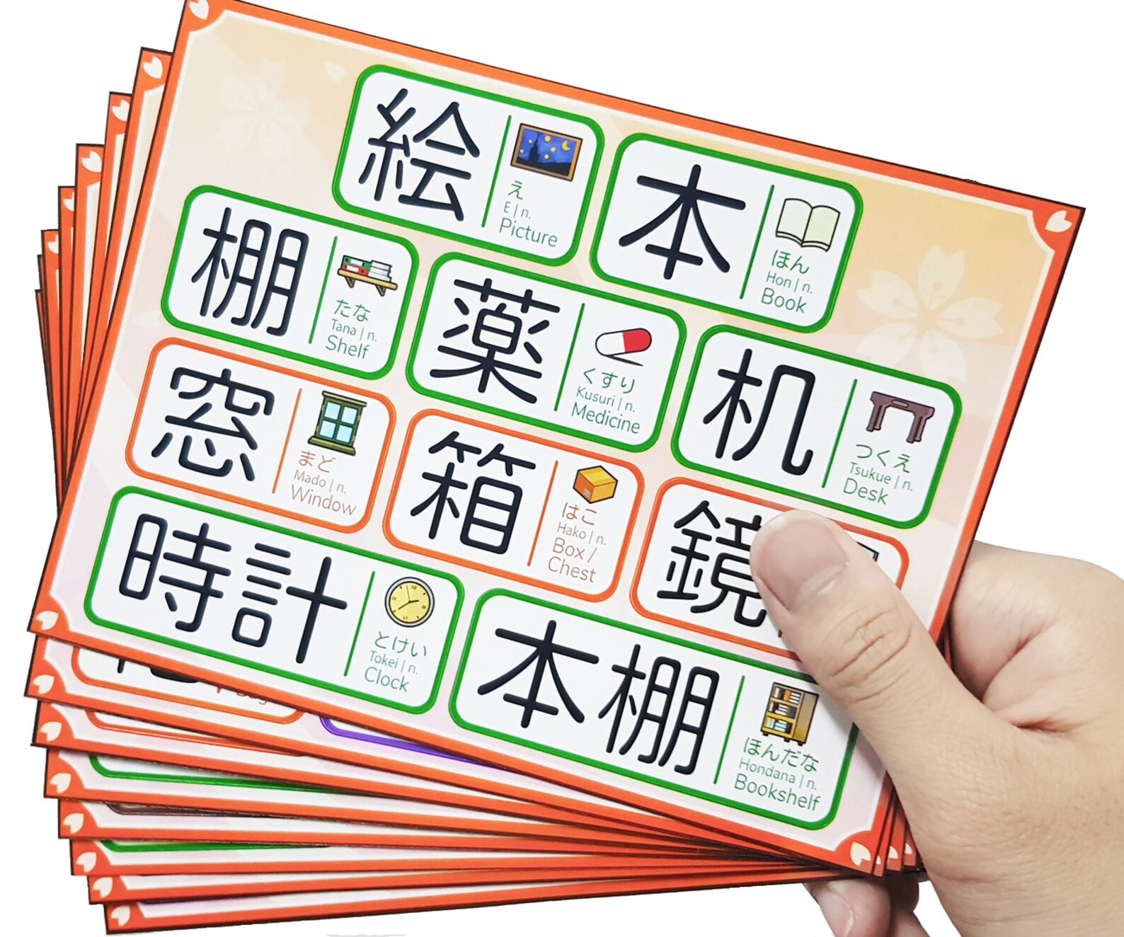 8 Sheets, Kanji Memorization Sticker Value Pack - Etsy
