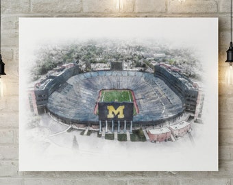 Stadium Drawing Etsy