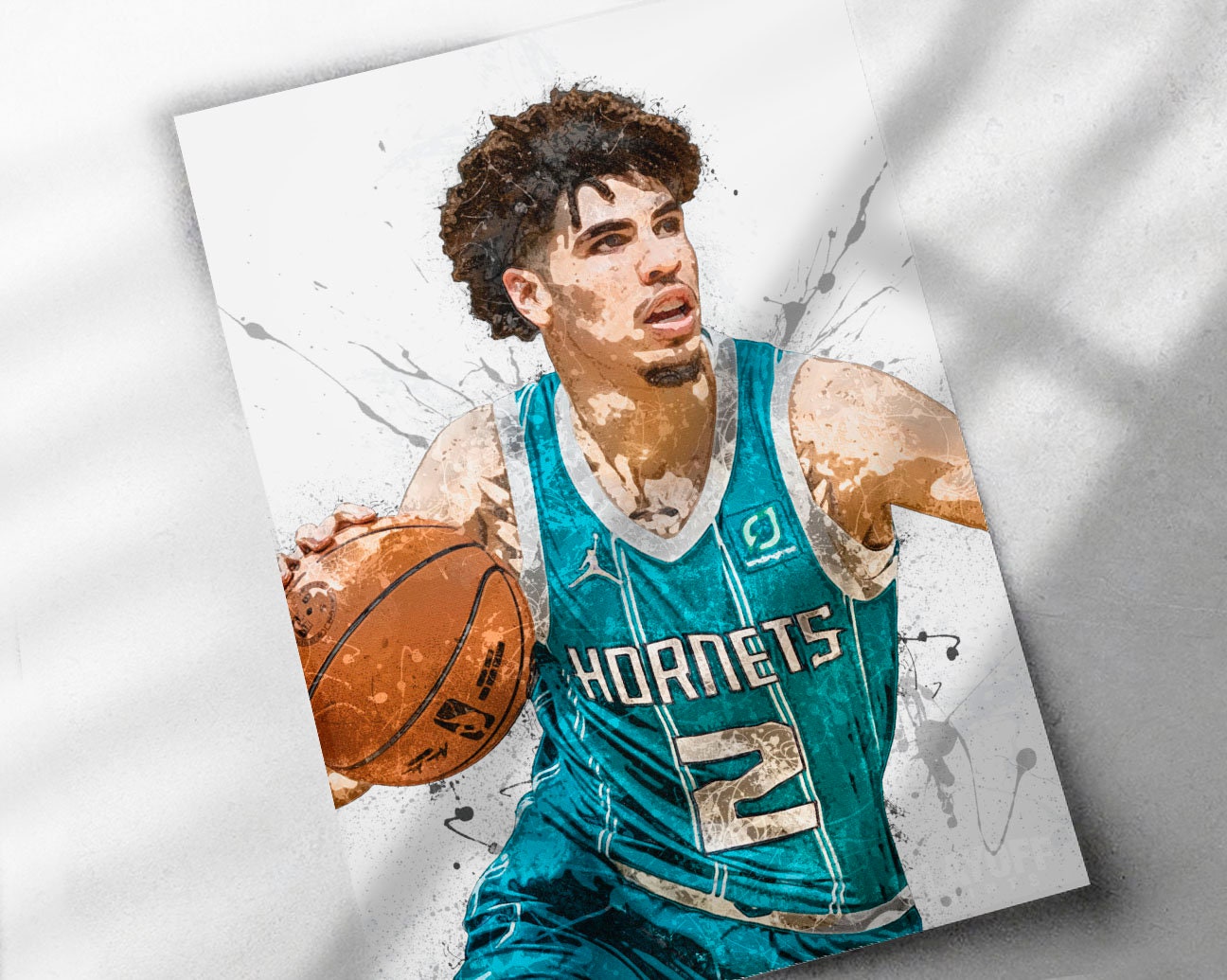 lamelo ball drawing | Art Board Print