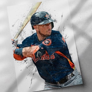 Astros No.3 Jeremy Pena Orange Baseball Jersey 2023 Season Fan Made Grey Print 3XL | InkVibe Marketplace