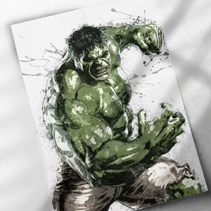 The Avenger Hulk Block Giant Wall Art Poster