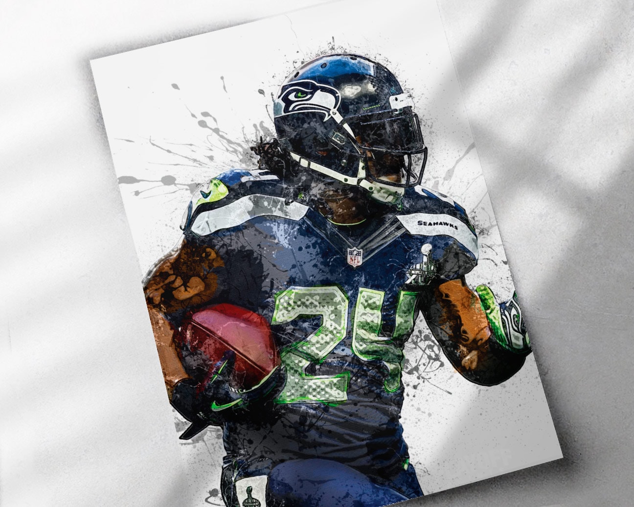 Marshawn Lynch Seattle Seahawks Poster sold by Narrative Changing, SKU  31593326