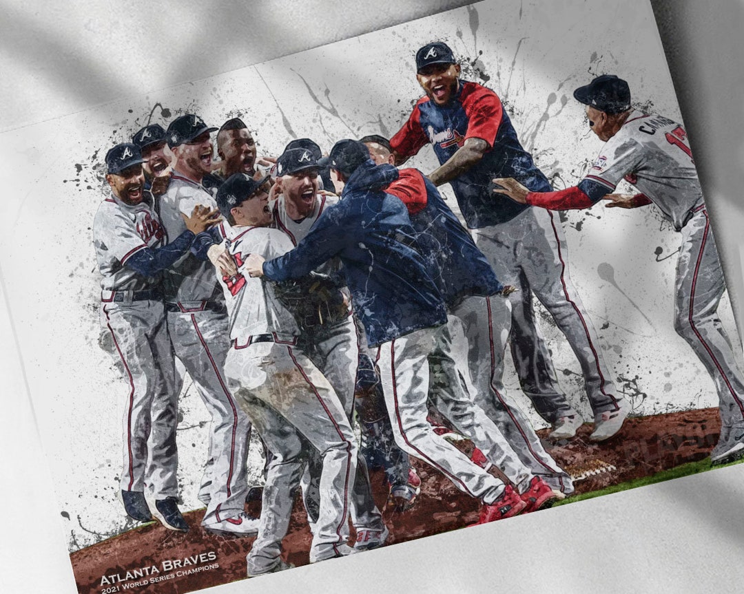 Atlanta Braves: Truist Park 2021 World Series Stadium Poster - MLB Removable Adhesive Wall Decal Large