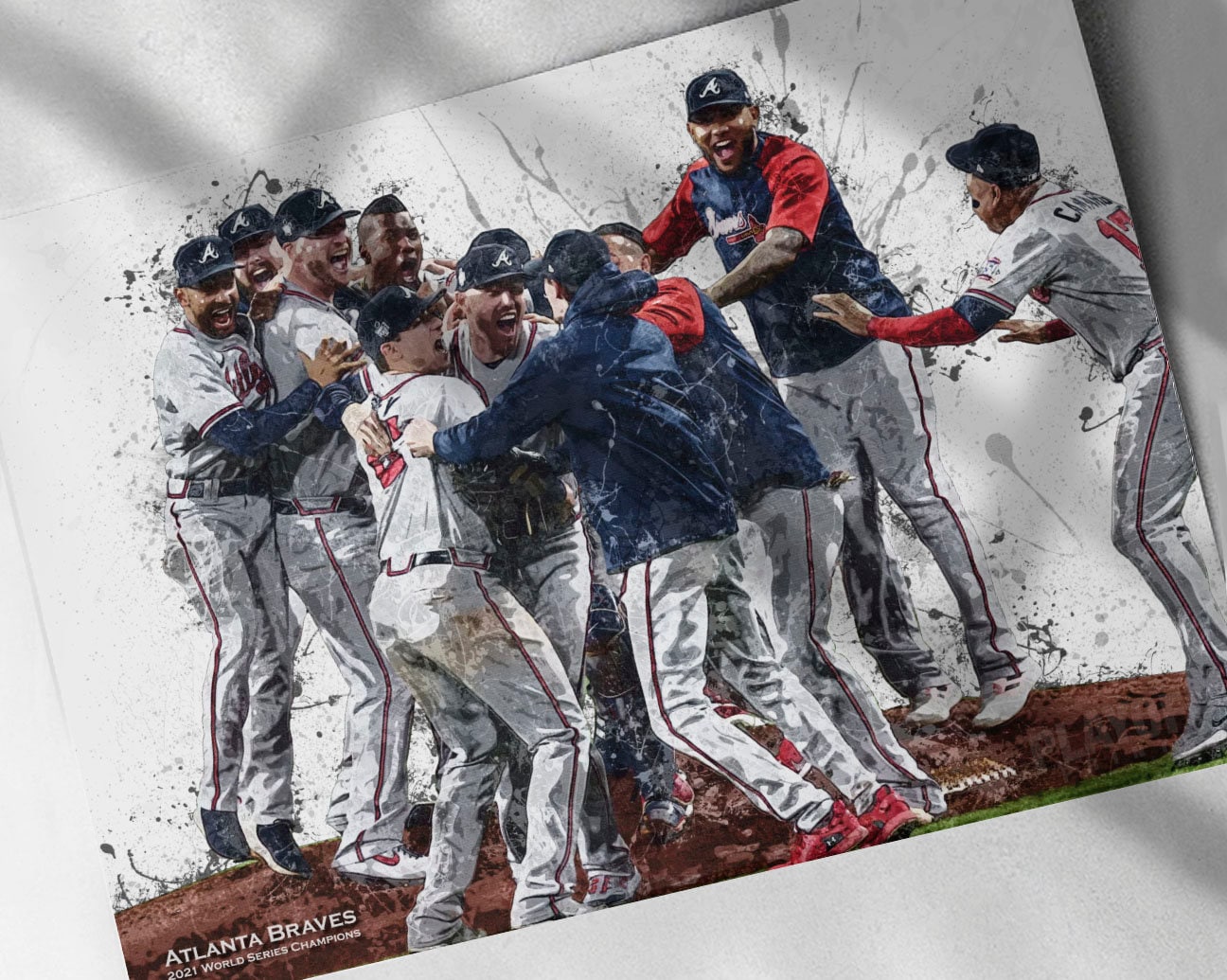 Atlanta Braves World Series Champion Happy To Sweater - Trends Bedding