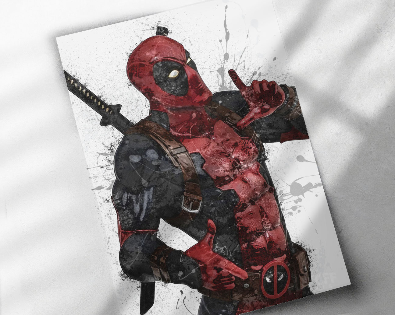 Deadpool Poster Canvas Print Frame Print Poster Kids - Etsy